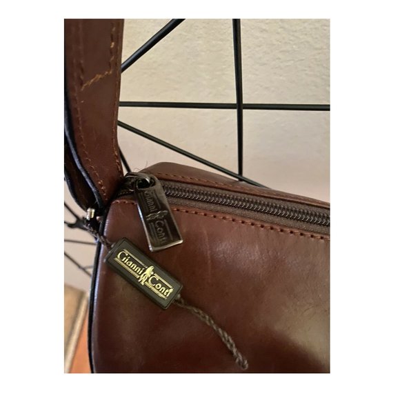 Gianni Conti Genuine Italian Leather Purse (Brown) - Picture 3 of 3